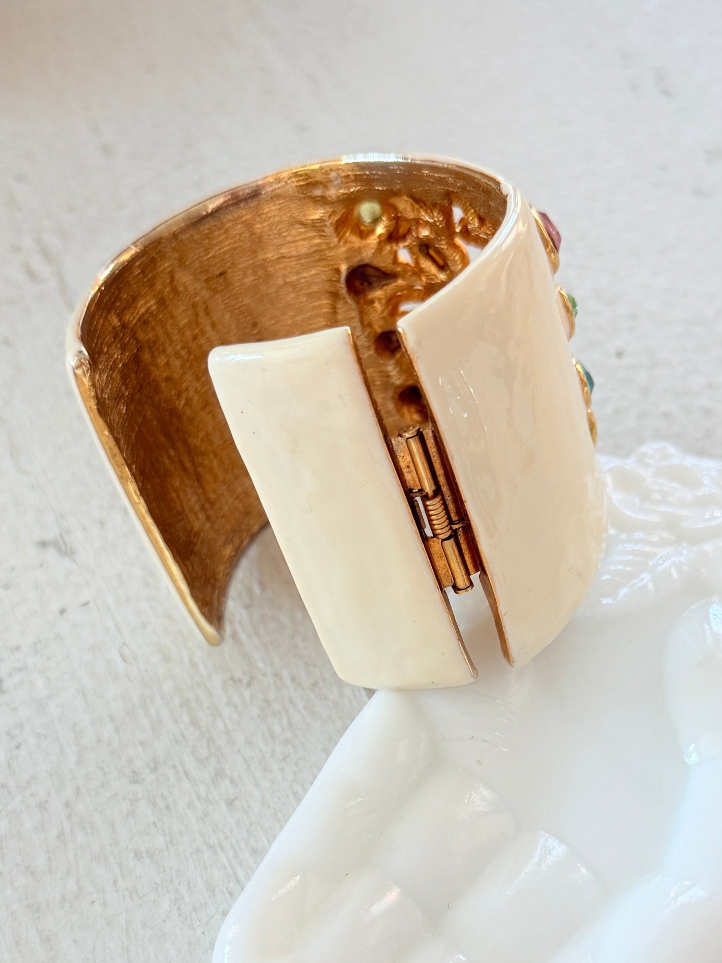 Kenneth Jay Lane Enamel Cuff