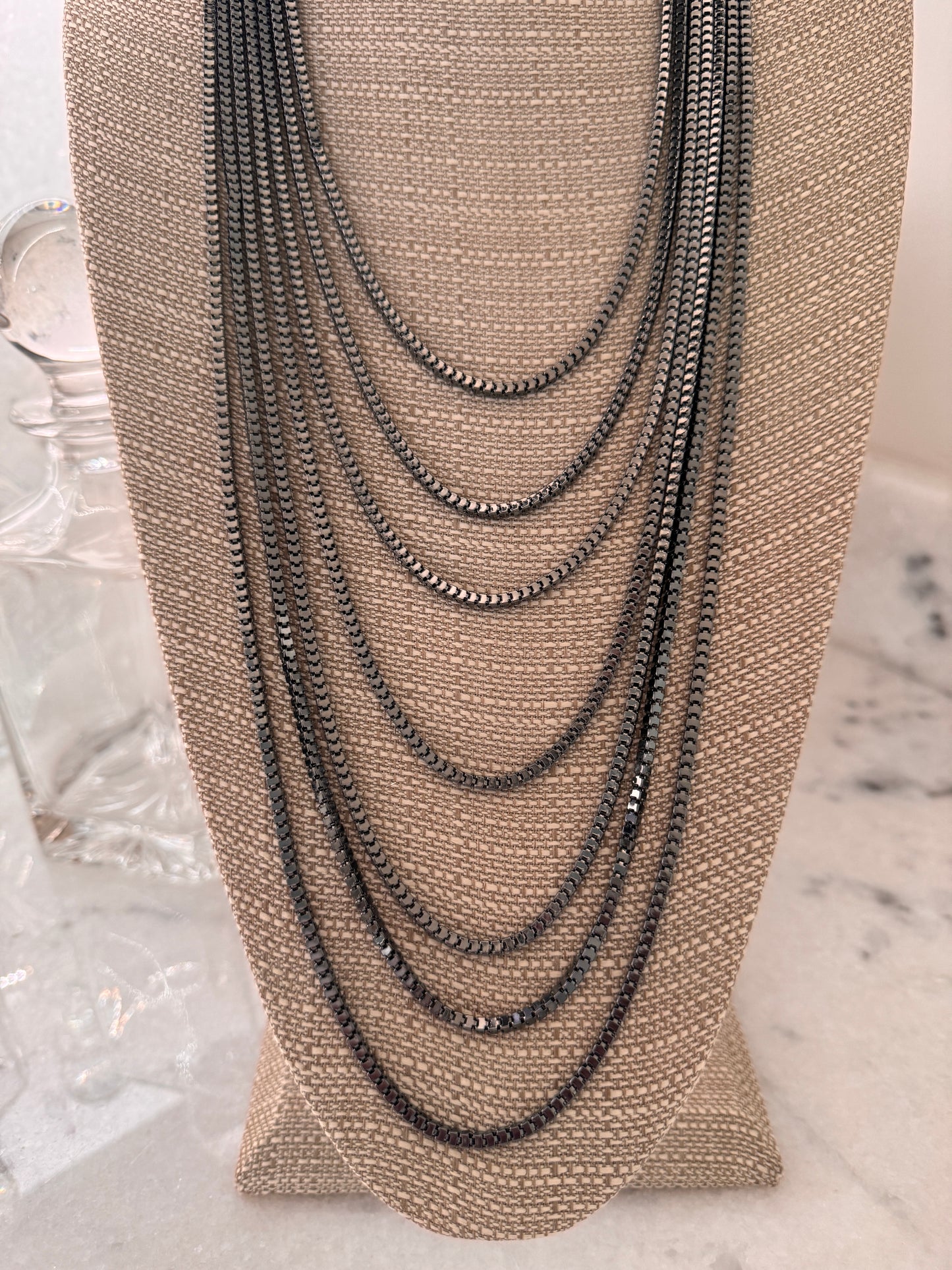 Gunmetal Neclace
