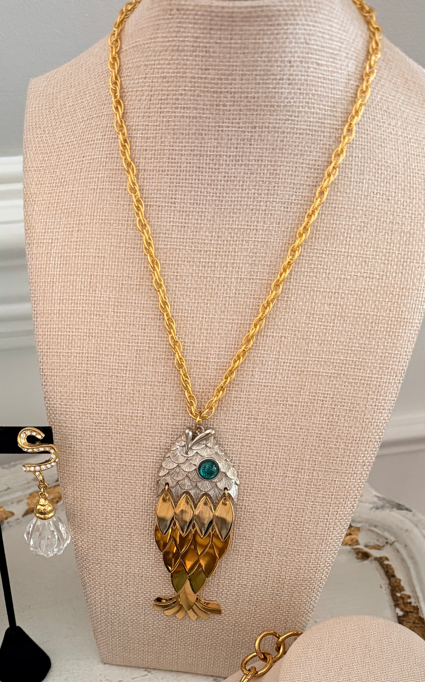 Articulated Fish Necklace