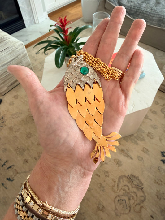 Articulated Fish Necklace