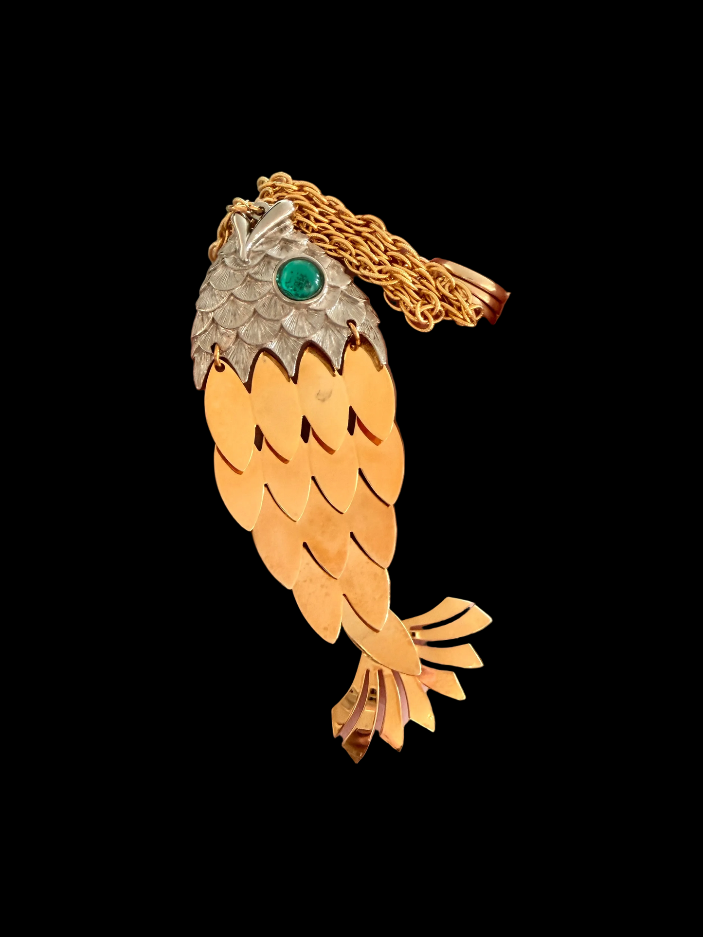 Articulated Fish Necklace