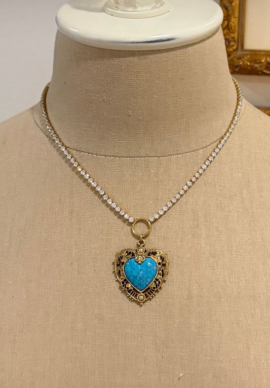 Custom Heart Pendant Necklace