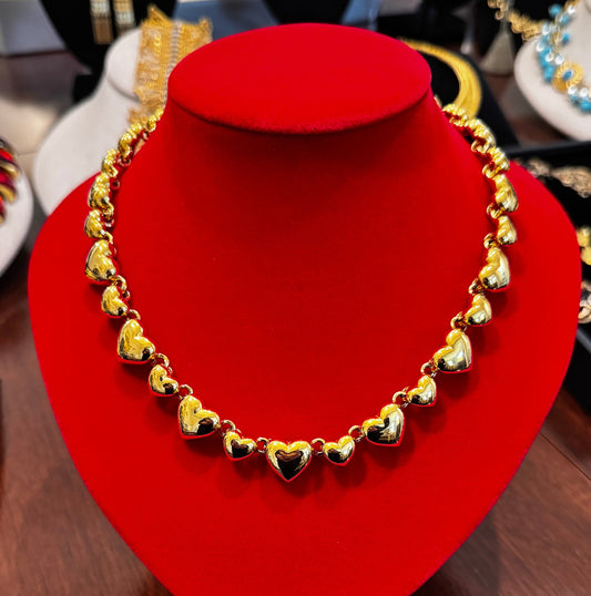 Anne Klein Hearts Necklace