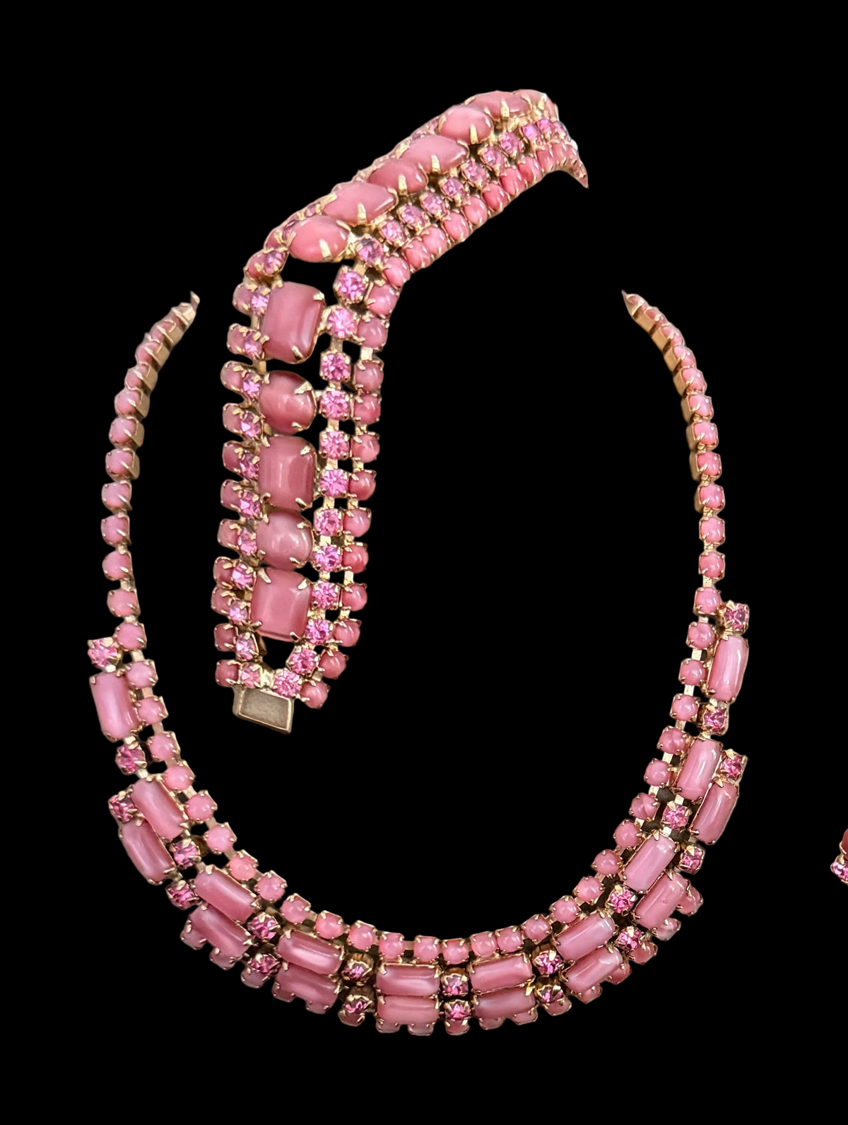 Pink Rhinestone Set