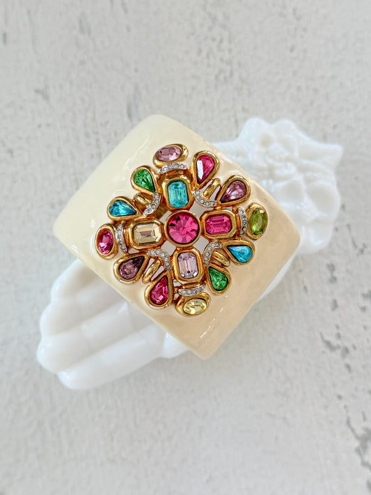Kenneth Jay Lane Enamel Cuff