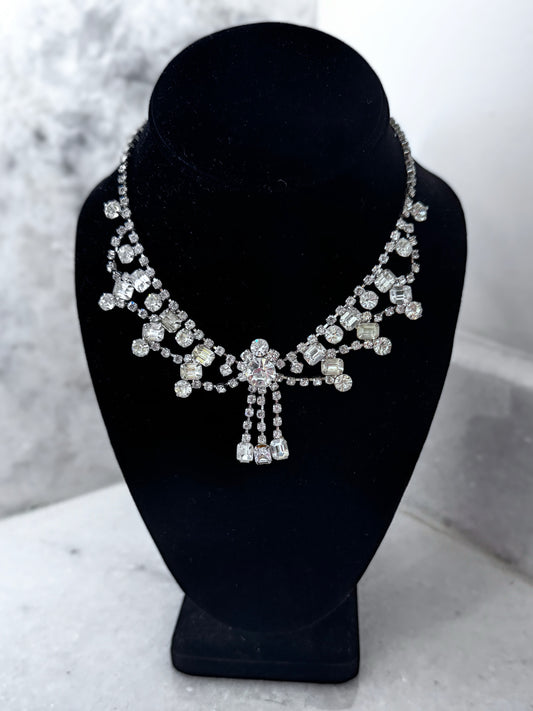 Vintage Rhinestone Choker