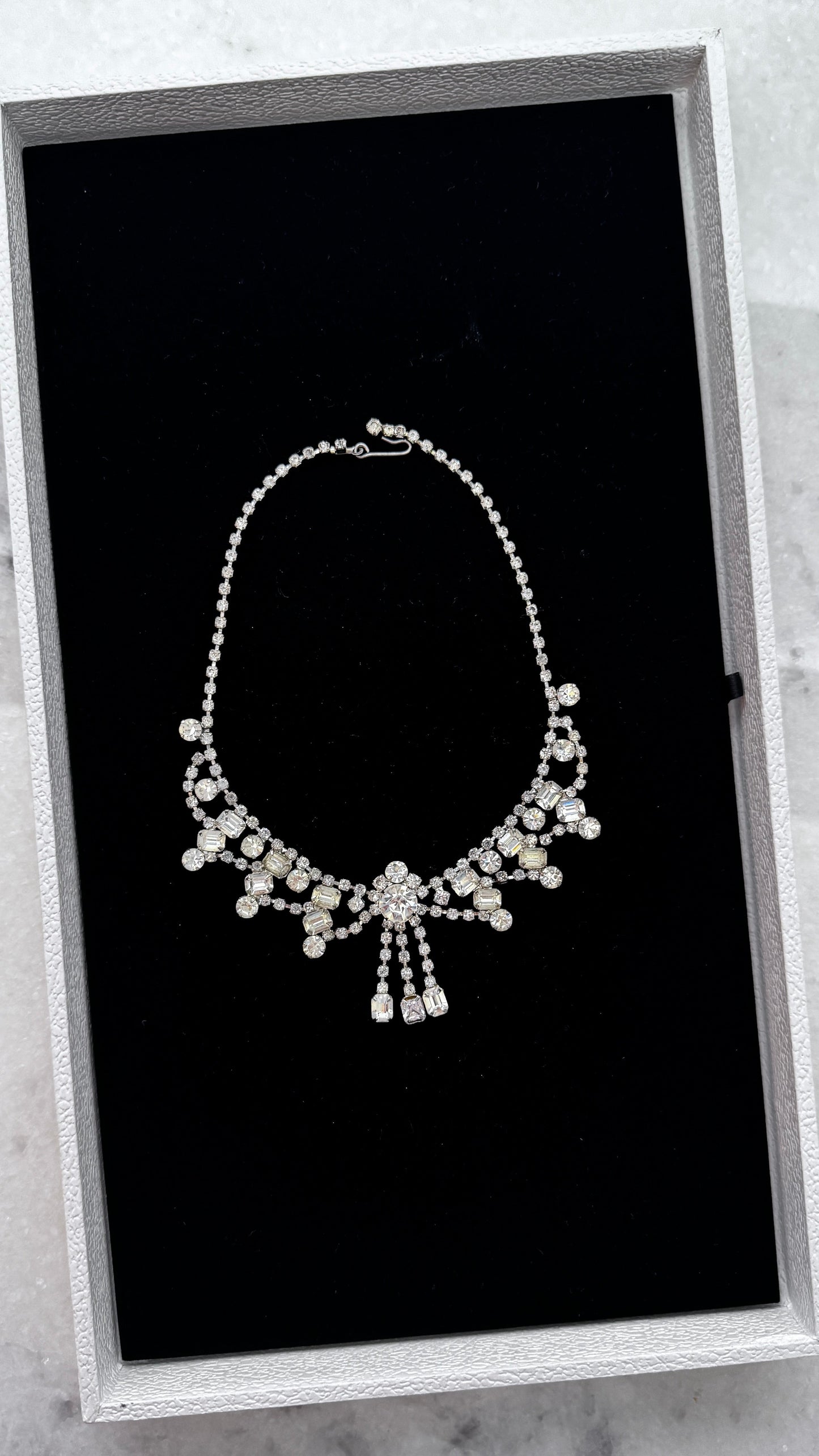 Vintage Rhinestone Choker