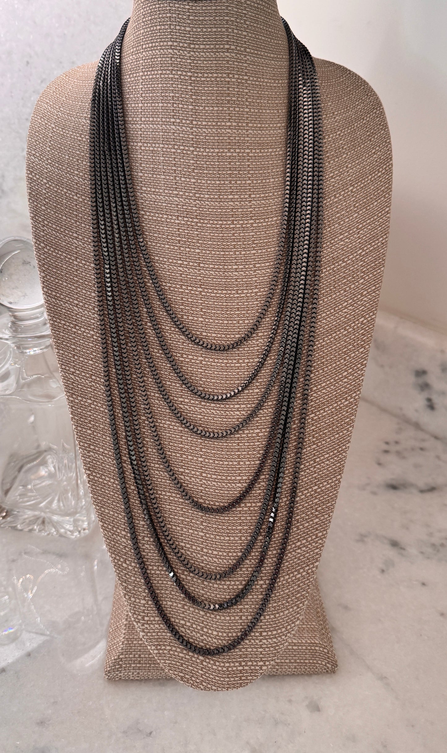 Gunmetal Neclace