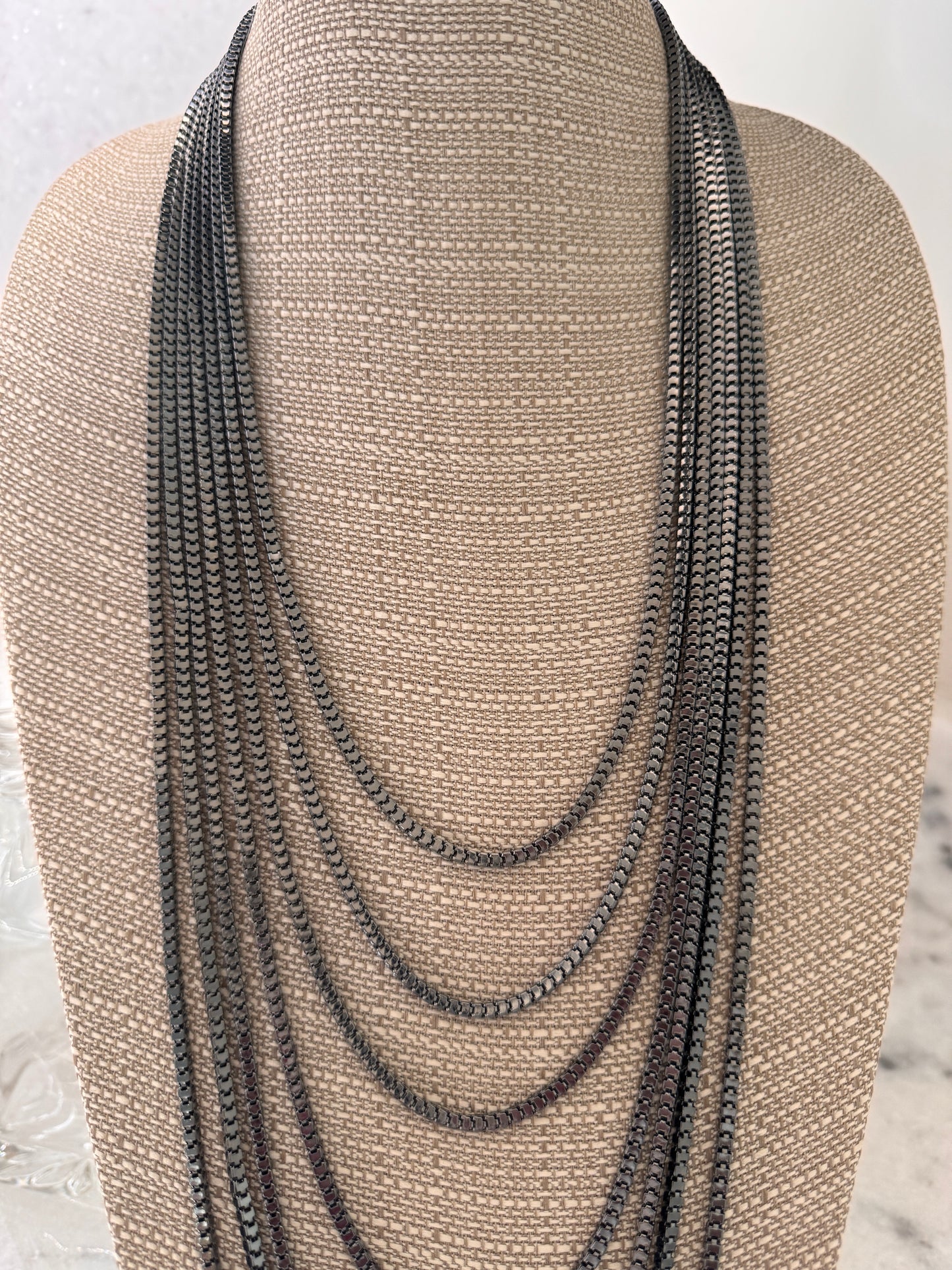 Gunmetal Neclace