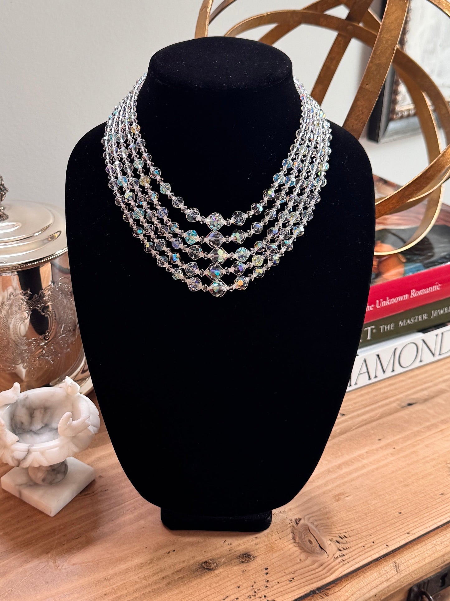 Aurora Borealis Crystal Necklace