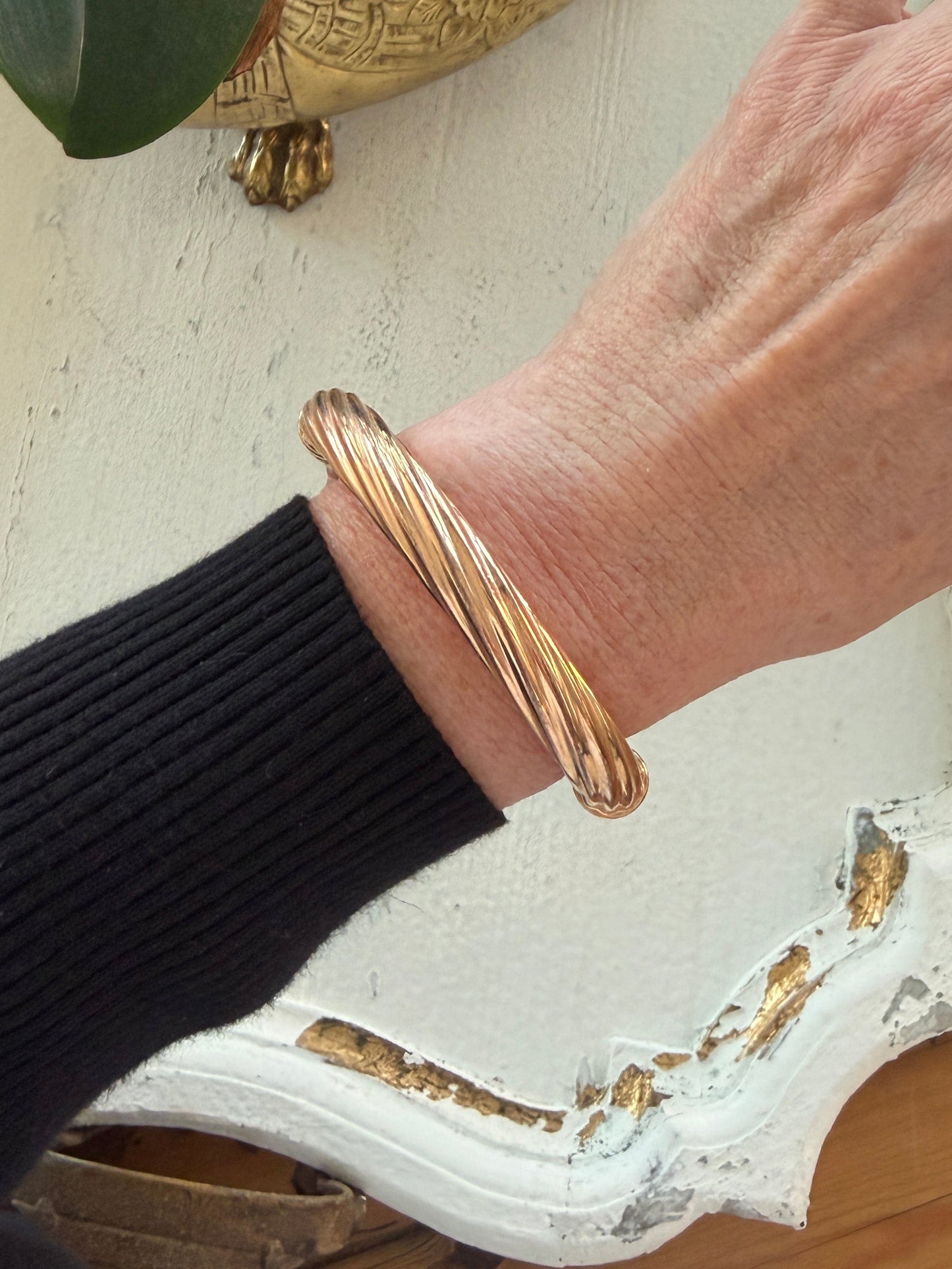 Rose Gold Tone Bangle